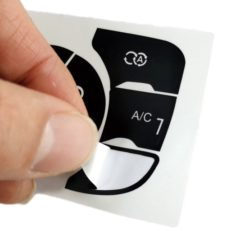 For Citroen C4L 2014-2018 Air Conditioning Door Lock Button Repair Sticker(Manual AC)