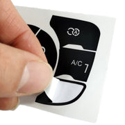 For Citroen C4L 2014-2018 Air Conditioning Door Lock Button Repair Sticker(Manual AC)