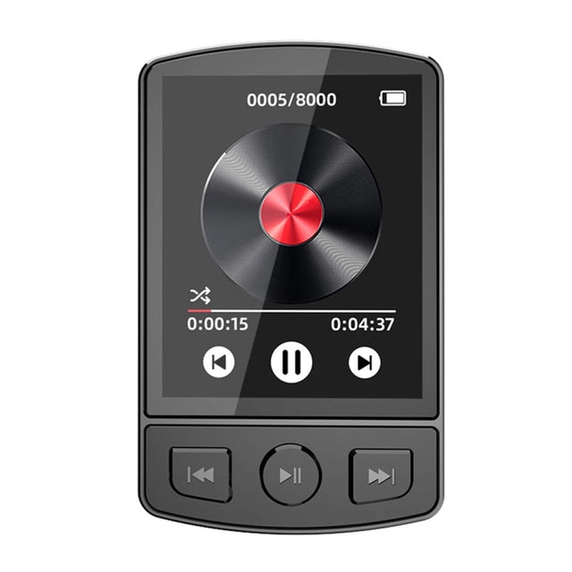 128GB 1.8-Inch Color Screen Recording MP3/MP4 Sports Bluetooth Walkman With Back Clip
