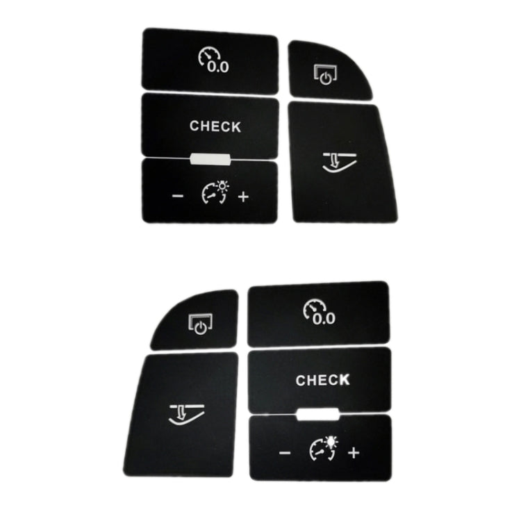 For Audi A6/A6L 2005-2011 Central Control Button Repair Sticker(For Left Driving)