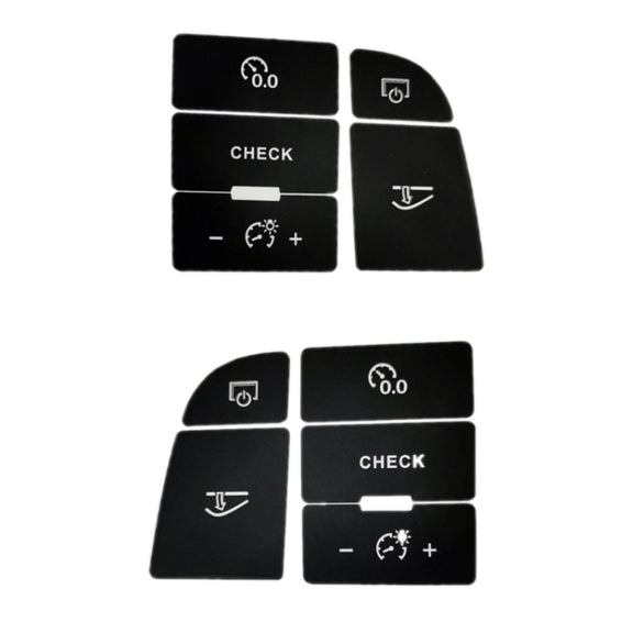 For Audi A6/A6L 2005-2011 Central Control Button Repair Sticker(For Left Driving)