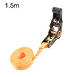 Motorcycle Ratchet Tensioner Cargo Bundling And Luggage Fixing Straps, Specification: Orange 1.5m - Towing Bars by PMC TechLife | Online Shopping South Africa | PMC TechLife | Buy Now Pay Later Mobicred