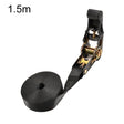 Motorcycle Ratchet Tensioner Cargo Bundling And Luggage Fixing Straps, Specification: Black 1.5m - Towing Bars by PMC TechLife | Online Shopping South Africa | PMC TechLife | Buy Now Pay Later Mobicred
