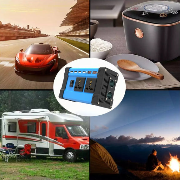 12V To 110V 500W Car Digital Display Inverter