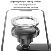 JIAGU Car Suction Cup Type Magsafe Mobile Phone Bracket Telescopic Instrument Panel Car Navigation Rack(Black)