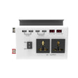 DC 12V To AC 220V Car Inverter Dual Socket 4USB - Modified Square Wave by PMC TechLife | Online Shopping South Africa | PMC TechLife | Buy Now Pay Later Mobicred