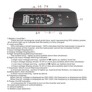12V To 110V 1000W Pure Sine Wave Inverter