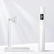 Rechargeable Mini UV Led Lamp for Nails Gel Dry With 360 Degree Rotating Stand(White)