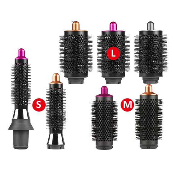 For Dyson Airwrap Curling Iron Accessories 20mm  Cylinder Comb Rose Red