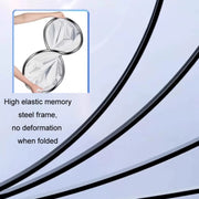 145x80cm Car Front Windshield Sun Protection Laser Sunshade Blinds, Style: Double Circle Sun Visor