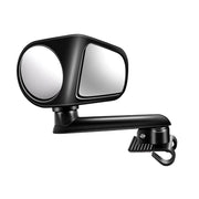 Car Auxiliary Mirror Multi-Function Wide-Angle Rear View Reversing Mirror(Black Left)