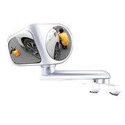 Car Auxiliary Mirror Multi-Function Wide-Angle Rear View Reversing Mirror(White Left)