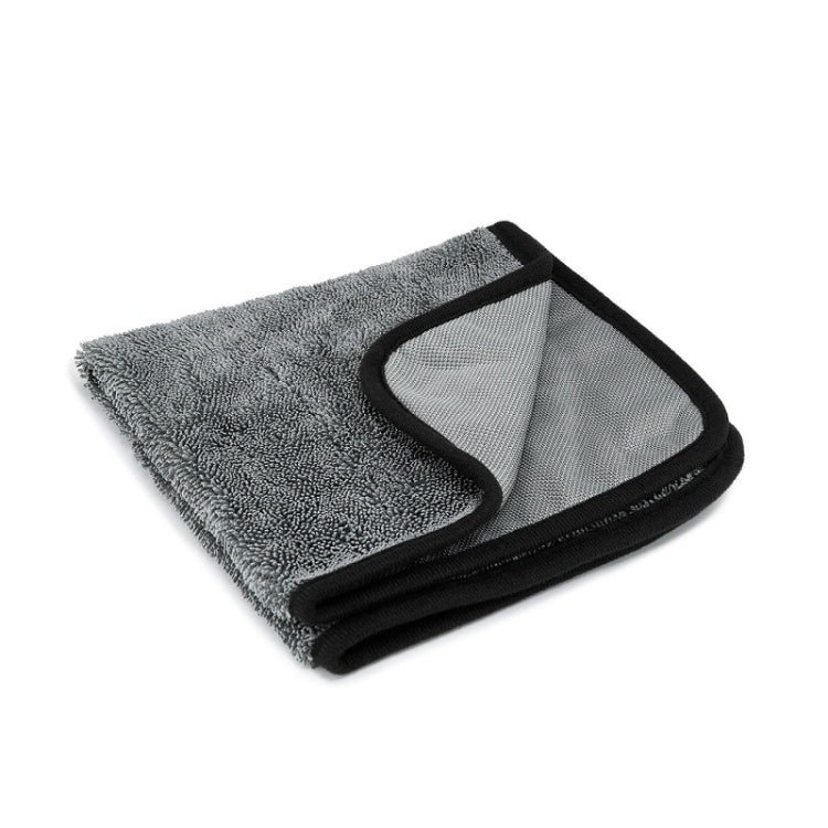60x90cm Thickened Twisted Braid Cloth Absorbent Car Cleaning Towel(Dark Gray 1pcs)
