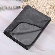 60x160cm Thickened Twisted Braid Cloth Absorbent Car Cleaning Towel(Dark Gray 1pcs)