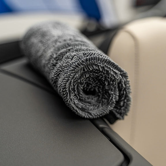 60x160cm Thickened Twisted Braid Cloth Absorbent Car Cleaning Towel(Dark Gray 1pcs)