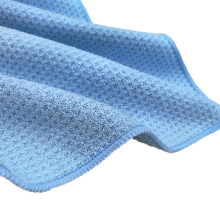 40x40cm Thickened Absorbent Honeycomb Mesh Car Wash Cleaning Towel(Dark Gray)
