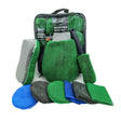 9pcs /Set Car Detailing Gloves Rags Waxing Cleaning Set(Green) - Car washing supplies by PMC TechLife | Online Shopping South Africa | PMC TechLife | Buy Now Pay Later Mobicred