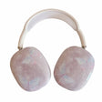 For AirPods Max 1Pair Marble Textured Butterfly Pattern Headphone Silicone Case(Light Purple) - free shipping - PMC Jewellery - Order now!