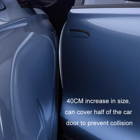HAOCAI 40cm Car Door Anti-collision Strip Door Edge Bumper Protector, Color: 8pcs Transparent