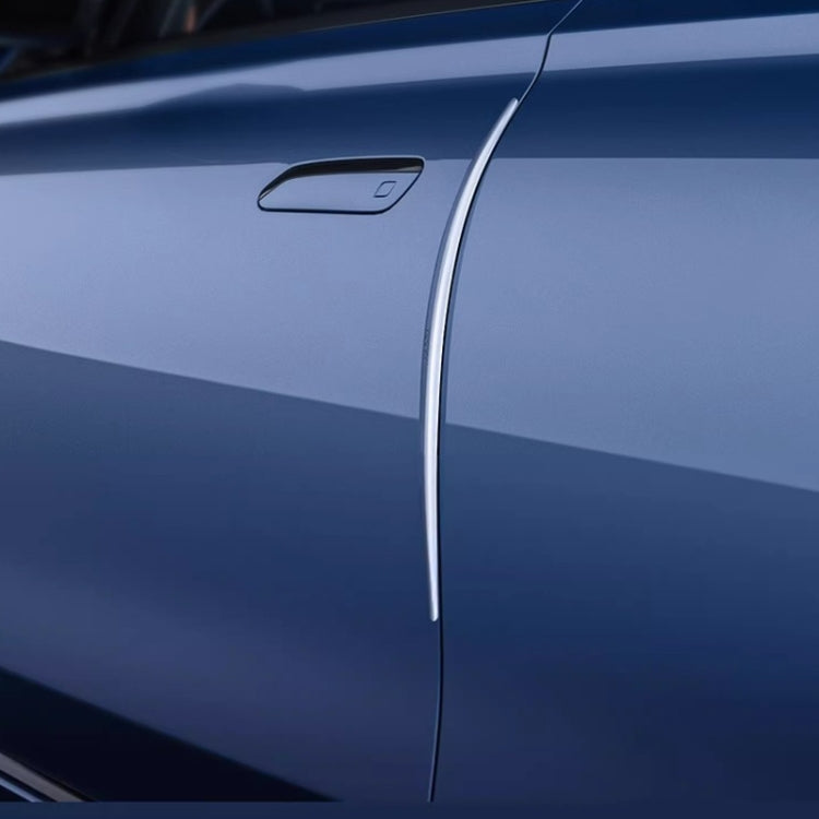 HAOCAI 40cm Car Door Anti-collision Strip Door Edge Bumper Protector, Color: 8pcs Transparent