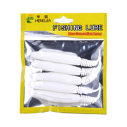 5pcs /Pack HENGJIA SO109 Spaghetti Worm Soft Bait Spiral Fishing Dummy Lures, Size: 10cm 7g(Color 1)