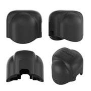 For Insta360 X4 AMagisn Silicone Protective Cover Lens Cover Black