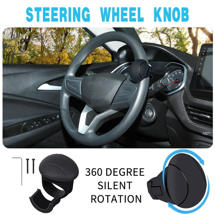 Automobile Multifunctional Bearing Steering Wheel Power Ball(Oval Red)