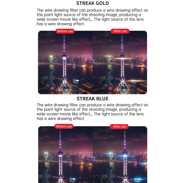 JSR-2050-14 Night For DJI Avata 2 Traverser Filter Accessories Camera Scrim Polarizing Lens