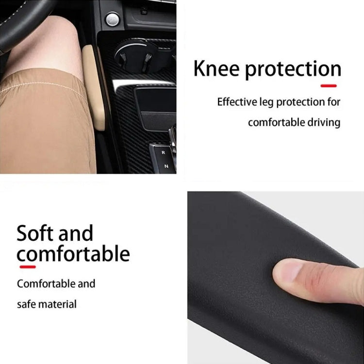 Car Driver Door Booster Pad Center Armrest Box Pad(Beige)