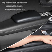 Car Driver Door Booster Pad Center Armrest Box Pad(Black)