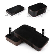 Car Multifunctional Dashboard Armrest Box Water Cup Storage Box, Color: Large Brown