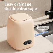 Small Household Portable Underwear Washing Machine, Size: US Plug(Milk Yellow)