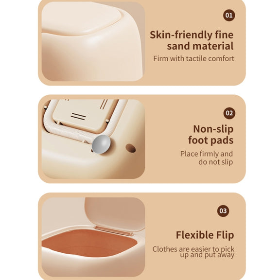 Small Household Portable Underwear Washing Machine, Size: US Plug(Milk Yellow)
