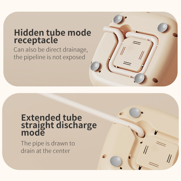 Small Household Portable Underwear Washing Machine, Size: US Plug(Milk Yellow)