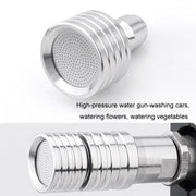 High-pressure Car Wash 1/4 Fast Insert Water Lance Stainless Steel Sprinkler Anti-splash, Specification: 0.3mm Hole