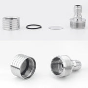 High-pressure Car Wash 1/4 Fast Insert Water Lance Stainless Steel Sprinkler Anti-splash, Specification: 0.3mm Hole