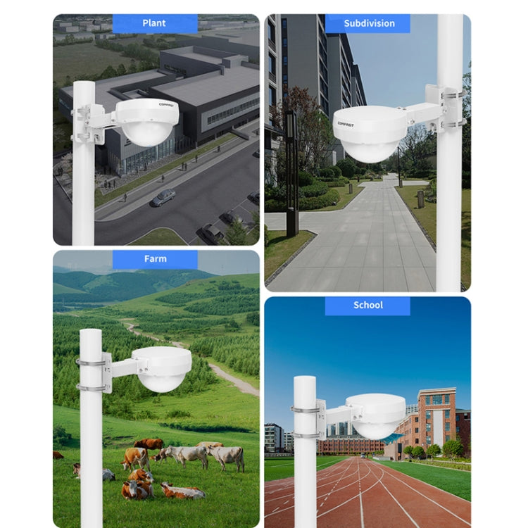 COMFAST WA933 Wi-Fi6  3000Mbps Outdoor Access Point Dual Band Water-resistant Wireless Router Support VLAN(US Plug)