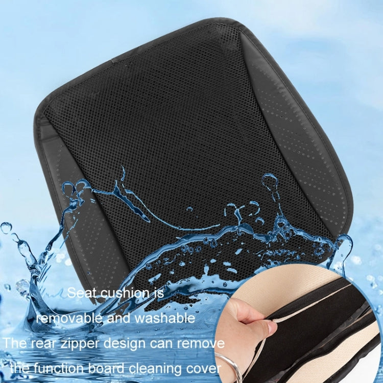 Car USB Summer Cool Ventilated Breathable Seat Cushion(Black 8 Sets Fan)