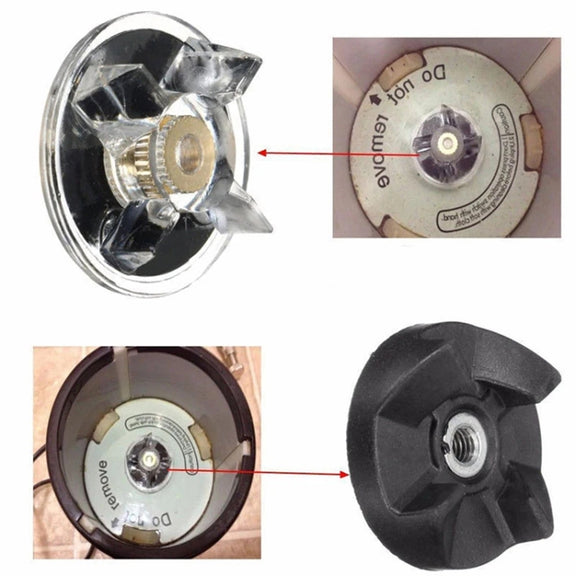 For Magic Bullet 250W Blender Juicer 2pcs Base Gear Blade Gear Replacement Part, Spec: Black Wheel