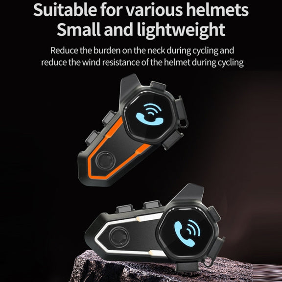 Motorcycle Noise Reduction Water-resistant Helmet Cycling Bluetooth Headphones