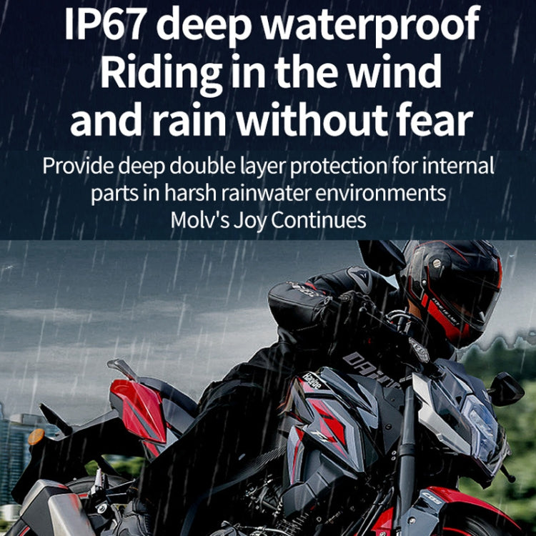 Motorcycle Noise Reduction Water-resistant Helmet Cycling Bluetooth Headphones