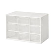 Transparent Desktop Small Objects Compartment Drawer Organizer Hair Accessories Storage Case, Color: 9 Grids White - free shipping - PMc TechLife - Order now!