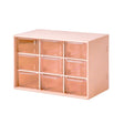 Transparent Desktop Small Objects Compartment Drawer Organizer Hair Accessories Storage Case, Color: 9 Grids Pink - free shipping - PMc TechLife - Order now!