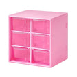 Transparent Desktop Small Objects Compartment Drawer Organizer Hair Accessories Storage Case, Color: 6 Grids Rose - free shipping - PMc TechLife - Order now!
