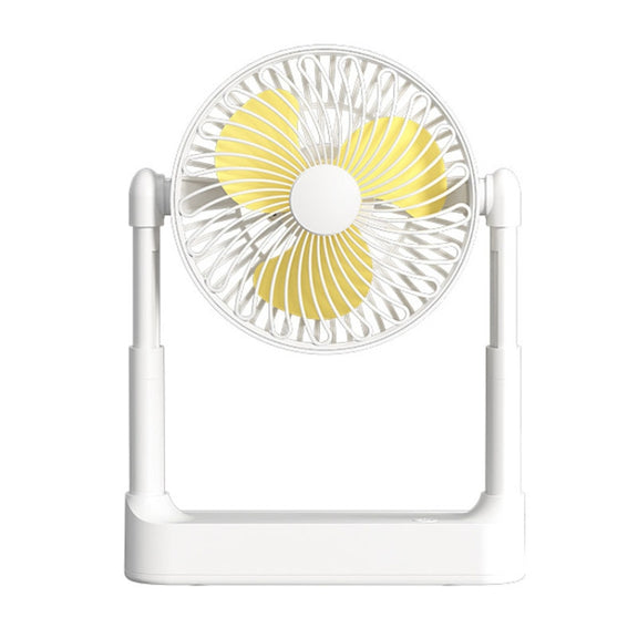 Portable Retractable USB Home Desktop Fan Large Wind Power Outdoor Ceiling Fan, Model: Charging Model