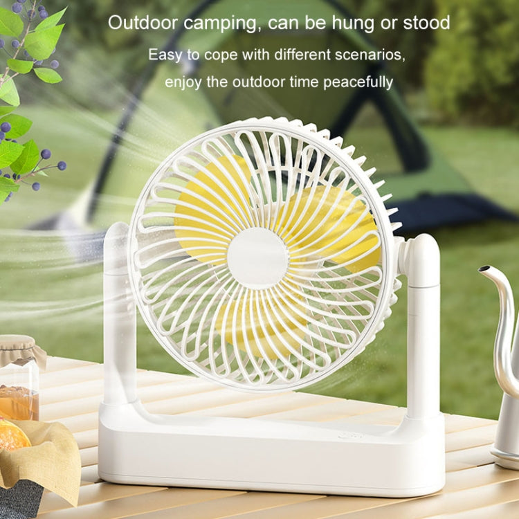 Portable Retractable USB Home Desktop Fan Large Wind Power Outdoor Ceiling Fan, Model: Charging Model