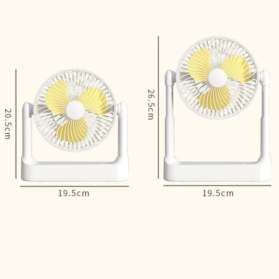 Portable Retractable USB Home Desktop Fan Large Wind Power Outdoor Ceiling Fan, Model: Charging Model