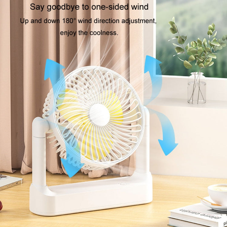 Portable Retractable USB Home Desktop Fan Large Wind Power Outdoor Ceiling Fan, Model: Charging Model