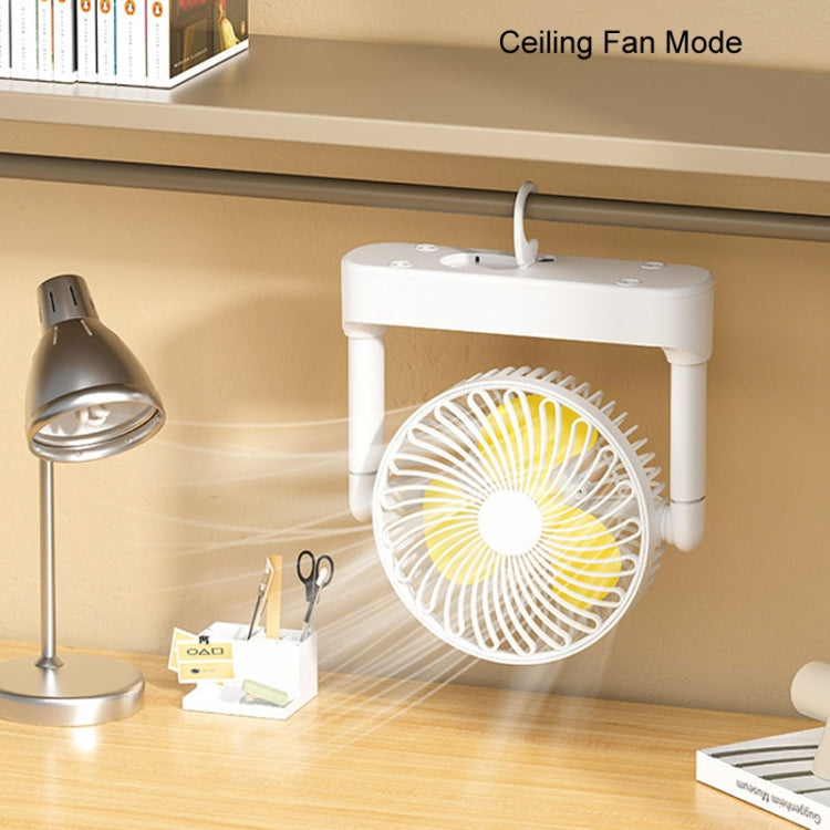 Portable Retractable USB Home Desktop Fan Large Wind Power Outdoor Ceiling Fan, Model: Charging Model