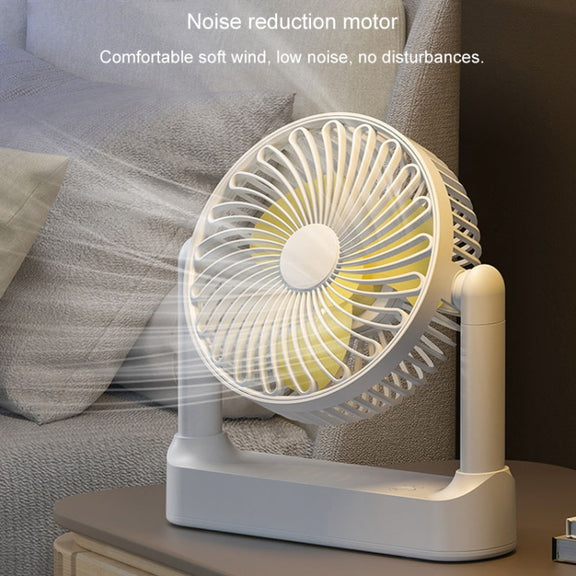 Portable Retractable USB Home Desktop Fan Large Wind Power Outdoor Ceiling Fan, Model: Charging Model